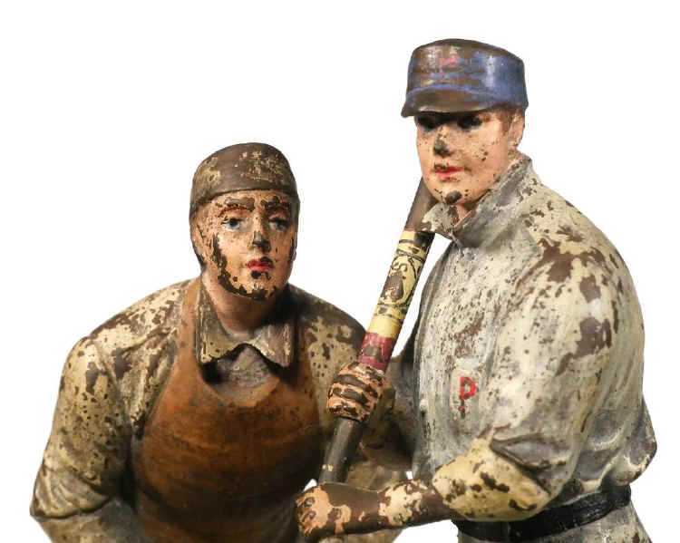 6 1890 U. Penn Batter Harvard Catcher 6.5 in tall (5).jpg (112105 bytes)